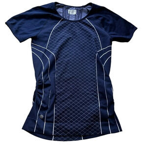 Athleta top navy size large in excellent like-new condition